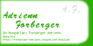 adrienn forberger business card